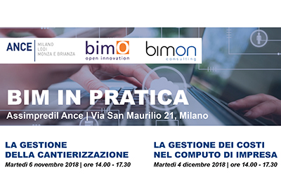 Seminars ANCE Milan - BIM IN PRACTICE - The management of the construction site